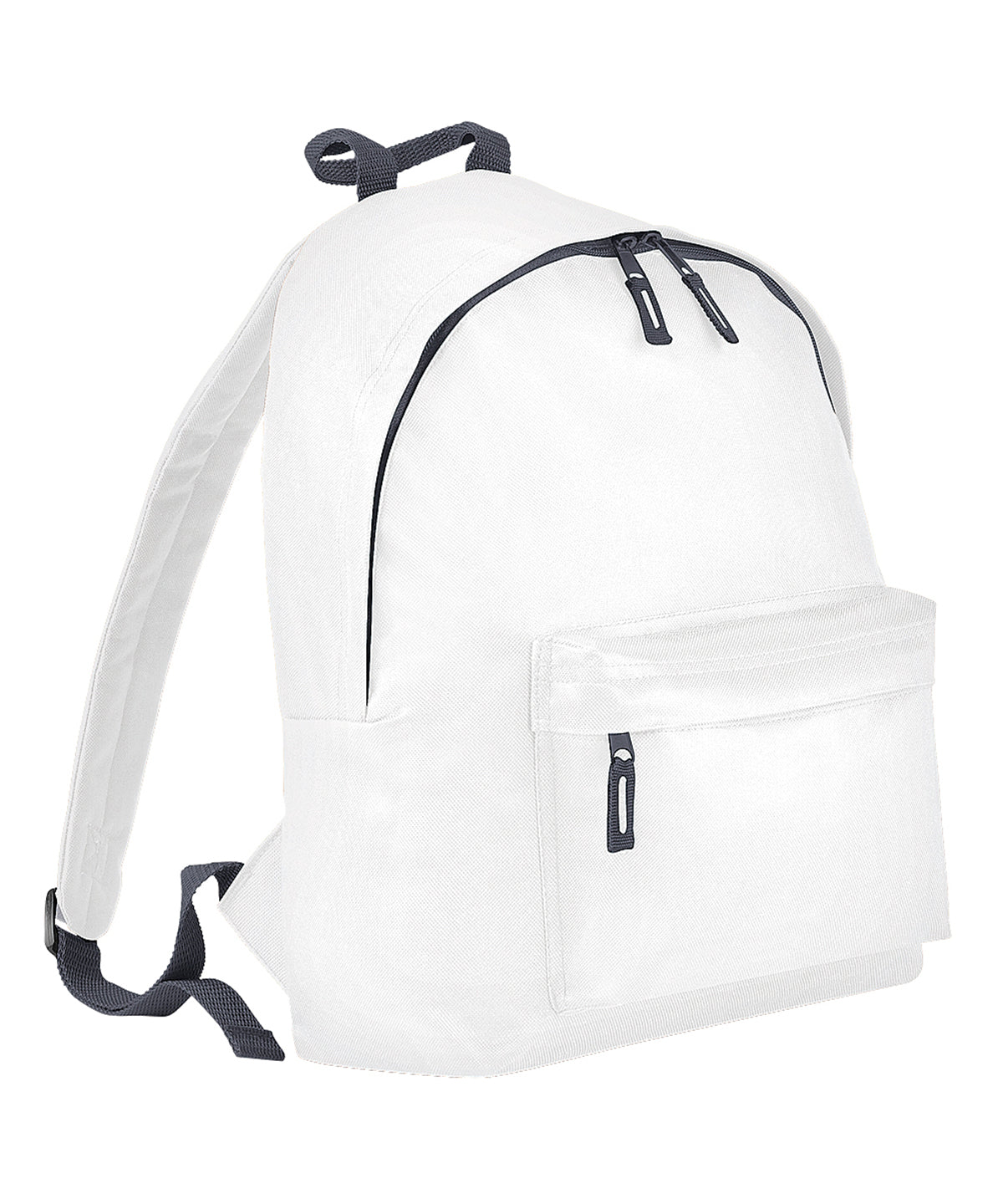 Kids' Stylish Backpack - White/Graphite Grey