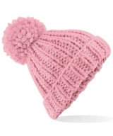 Cozy Oversized Knit Beanie - Dusky Pink