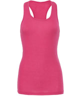 Sheer mini rib racerback tank top