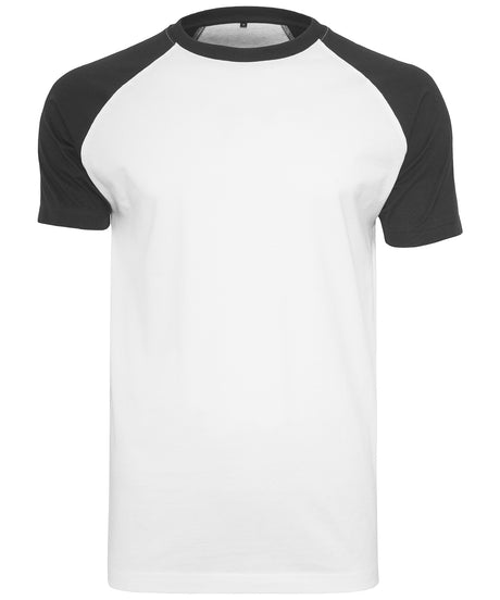 Classic Raglan Tee  - White/Black