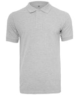 Long Cut Polo Shirt  - Heather Grey