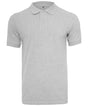 Long Cut Polo Shirt  - Heather Grey