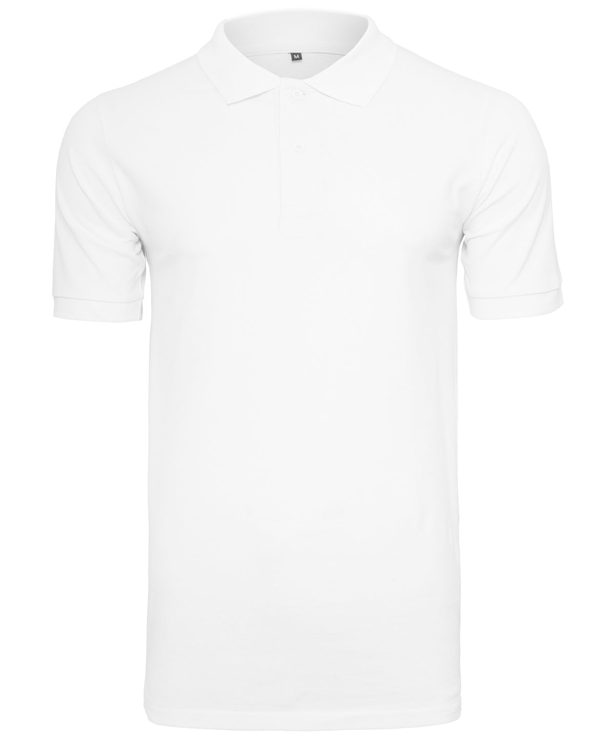 Long Cut Polo Shirt  - White