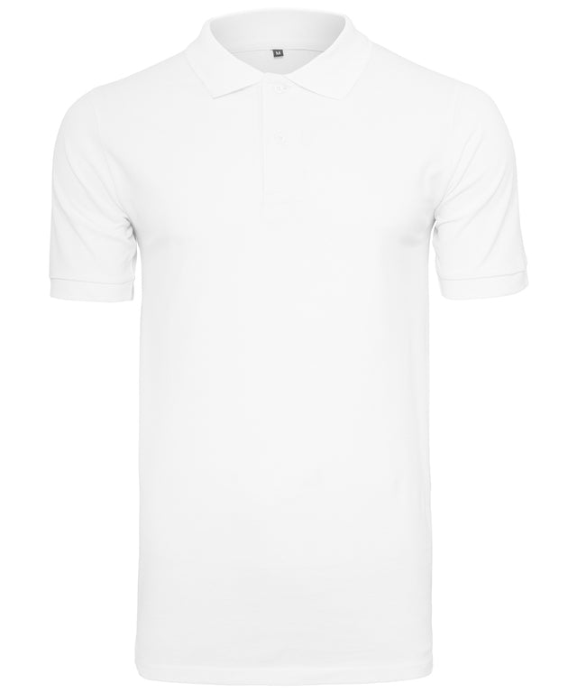 Long Cut Polo Shirt  - White