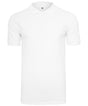 Long Cut Polo Shirt  - White