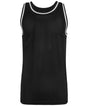 Classic Jersy Style Tank Top - Black/White