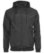 Leightweight Hooded Wind Jacket - Black/Black