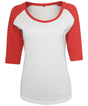 Women's ¾ contrast raglan tee