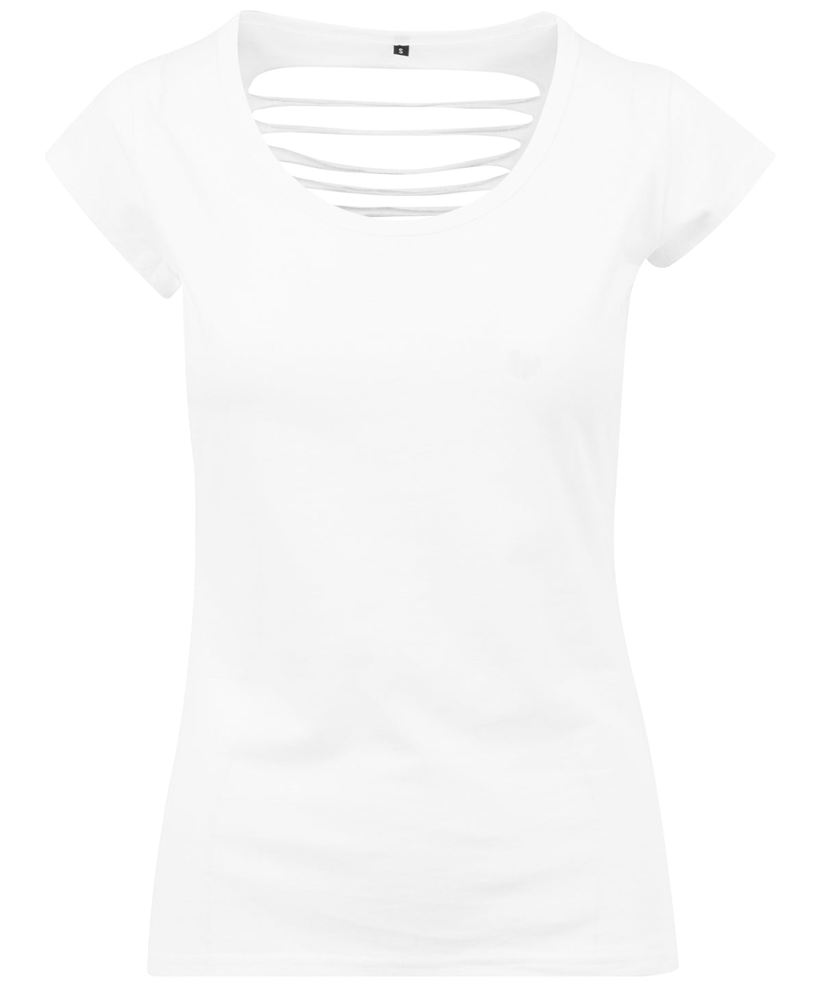 Womens Lightweight Back cut Tee - White