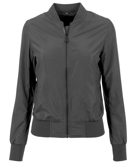 Womens Bomber Jacket - Black