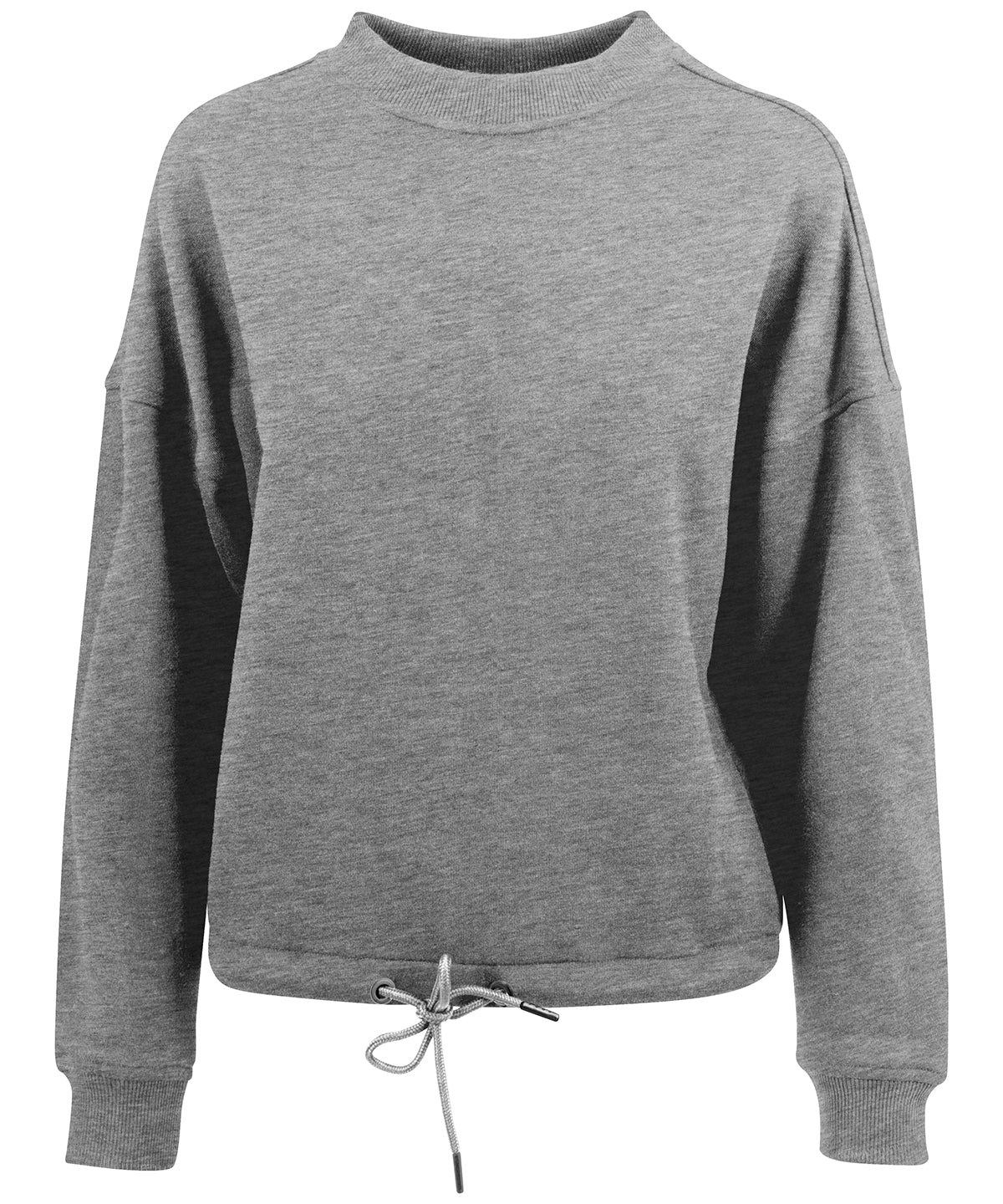 Womens Drawstring Oversized Sweatshirts - Grey