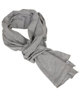 Lightweight Cotton Scarf  - Heather Grey