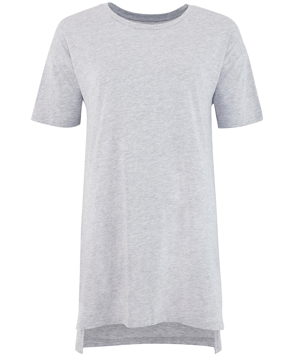 Comfy Oversized Lounge Tee - Heather Grey