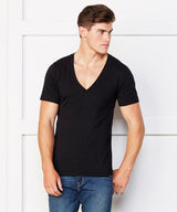 Deep V-Neck T-Shirt - Red