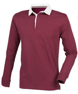 Comfort Fit Rugby Shirt - Burgundy