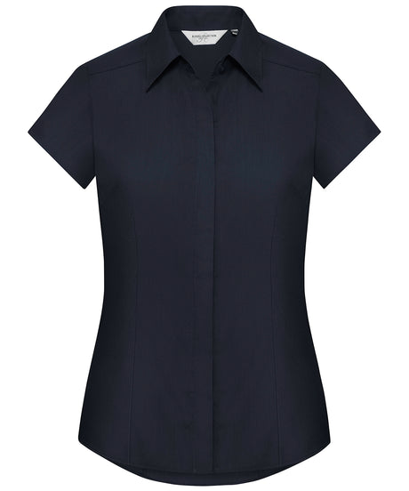 Women's Easy Care Fitted Blouse - French Navy