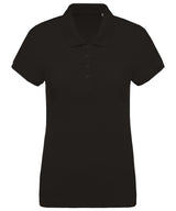 Ladies’ organic piqué short-sleeved polo shirt