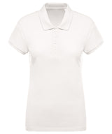 Ladies’ organic piqué short-sleeved polo shirt