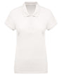 Ladies’ organic piqué short-sleeved polo shirt