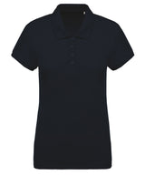 Ladies’ organic piqué short-sleeved polo shirt