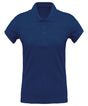 Ladies’ organic piqué short-sleeved polo shirt