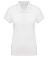 Ladies’ organic piqué short-sleeved polo shirt