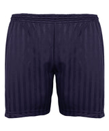 Comfortable Shadow Stripe Shorts - Navy