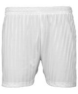 Comfortable Shadow Stripe Shorts - White