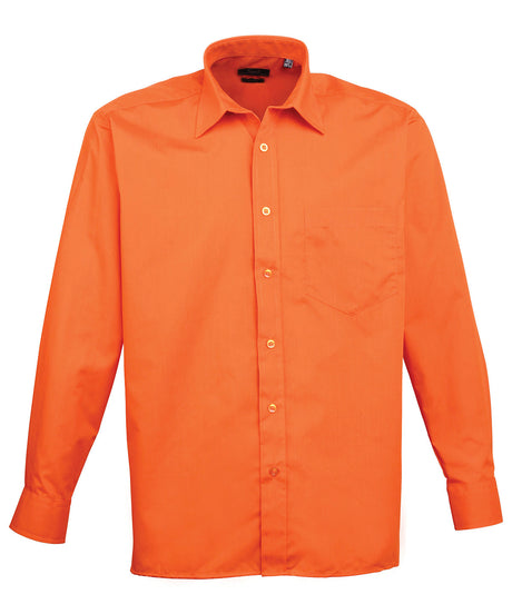 Long sleeve poplin shirt