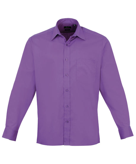 Long sleeve poplin shirt