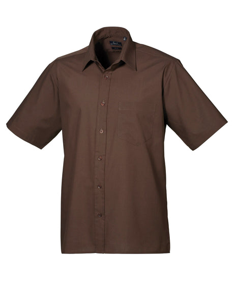 Short sleeve poplin shirt