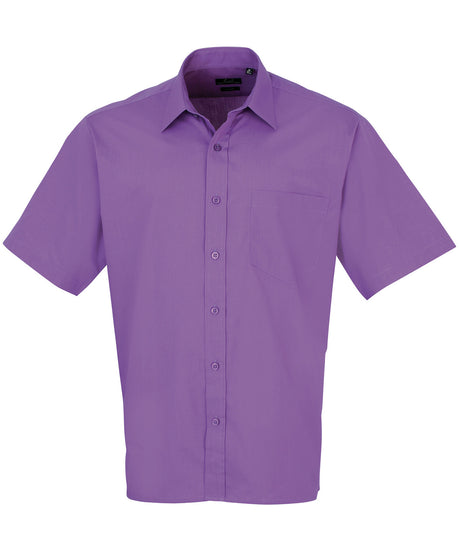 Short sleeve poplin shirt