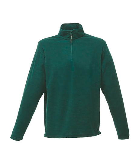 Zip-neck microfleece - Bottle Green