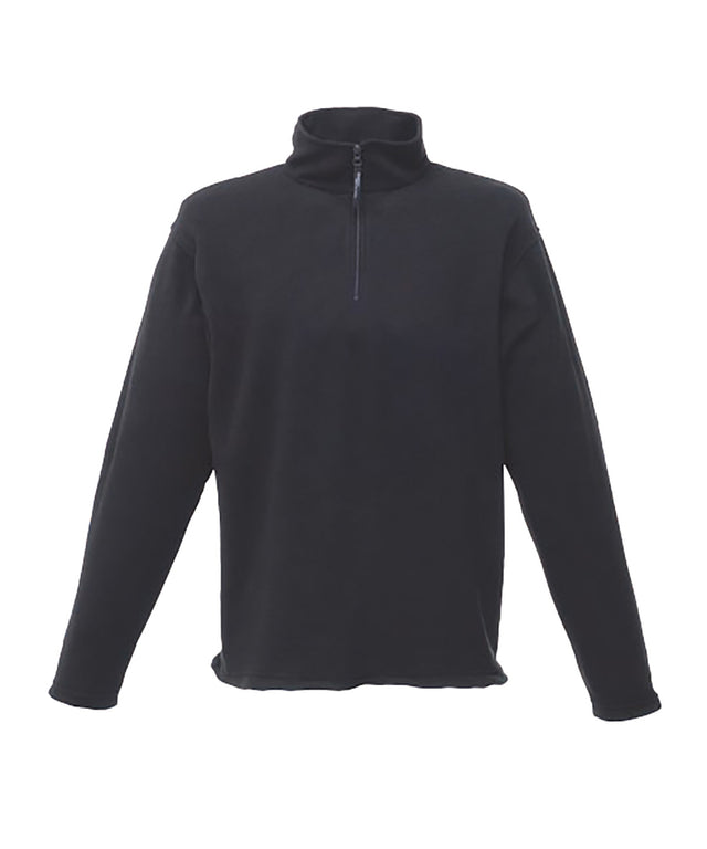 Zip-neck microfleece - Seal Grey