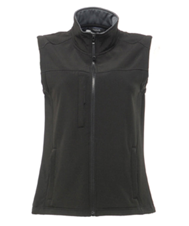 Women's Flux softshell bodywarmer - All Black