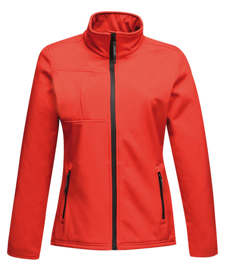 Women's Octagon II printable 3-layer membrane softshell - Classic Red/Black