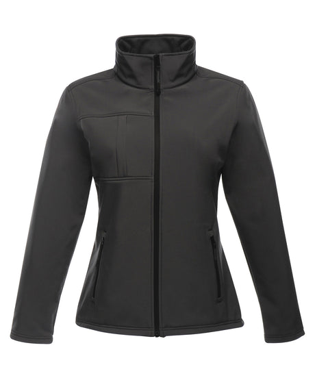 Women's Octagon II printable 3-layer membrane softshell - Seal Grey/Black