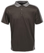 Contrast wicking polo - Black/Seal