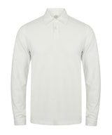 Long sleeve stretch polo