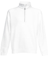 Premium 70/30 zip-neck sweatshirt