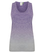 Women's seamless fade out vest