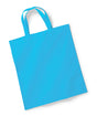 Reusable Tote Bag with Short Handles - Surf Blue