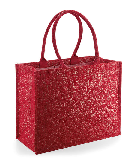 Shimmer jute shopper