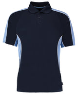 Active Comfort Polo Shirt - Navy/Light Blue