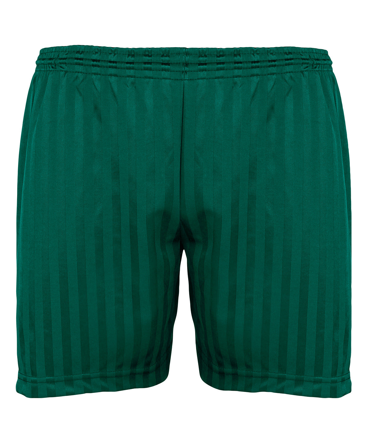 Comfortable Shadow Stripe Shorts - Bottle Green