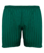 Comfortable Shadow Stripe Shorts - Bottle Green