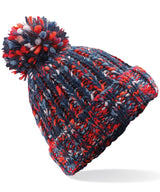 Twister pom pom beanie