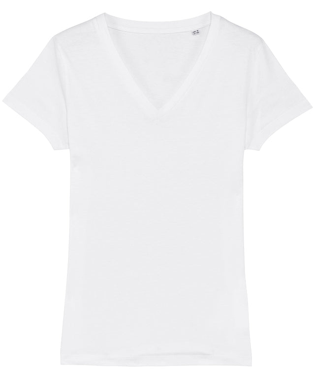 Womens V-Neck T-Shirt - White