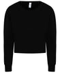 Women's Crop Sweatshirt - Deep Black