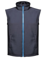 Ablaze printable softshell bodywarmer - Navy/French Blue